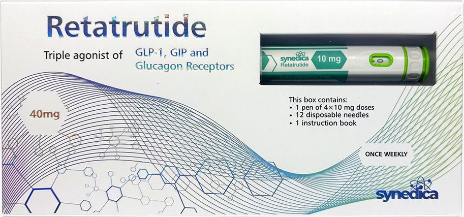 Synedica Retatrutide product box